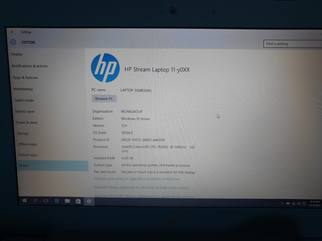 HP Laptop Stream 11