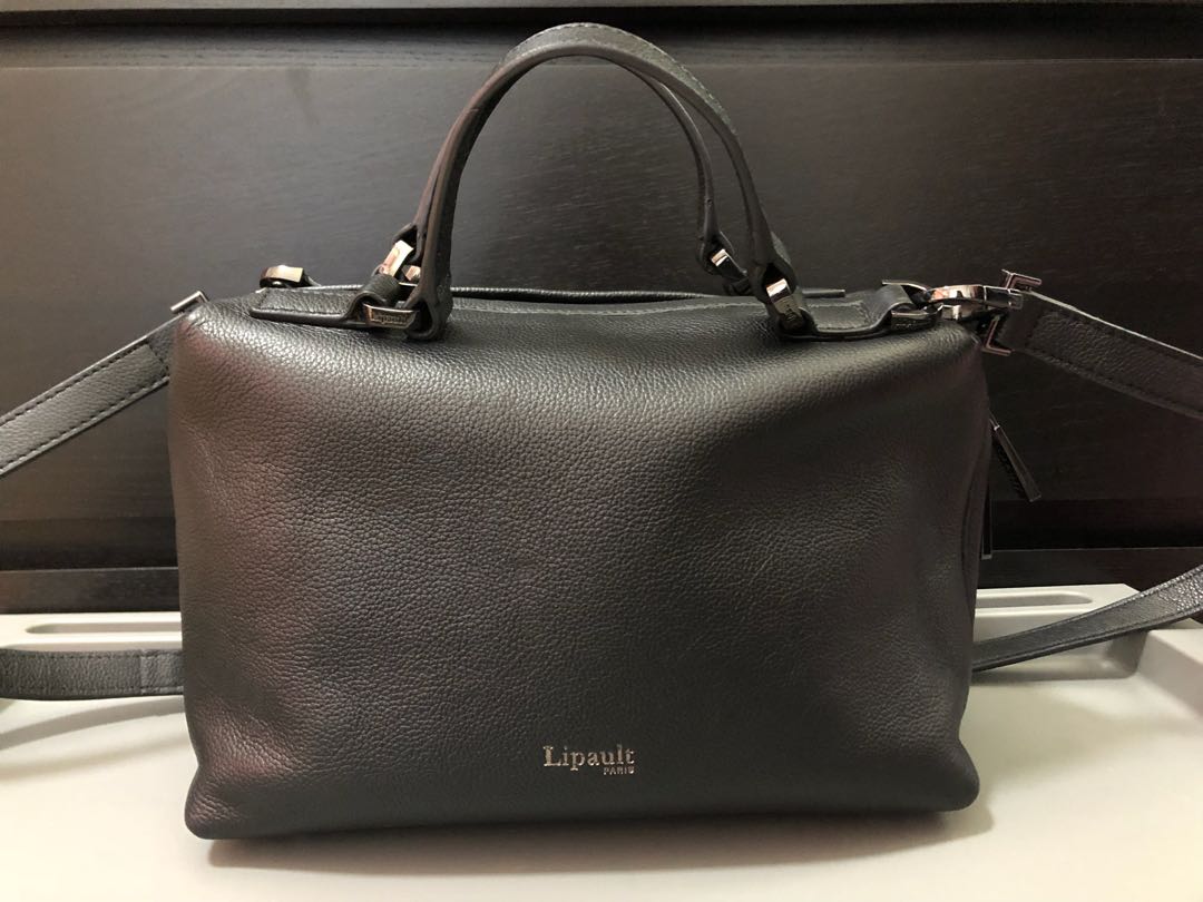 Lipault Bowler Bag Black, Women's Fashion, Bags & Wallets, Crossbody