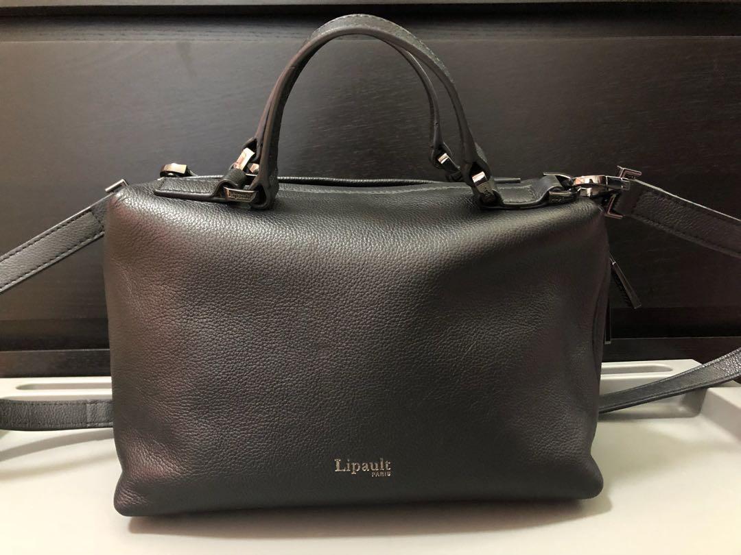 Lipault Bowler Bag Black, Women's Fashion, Bags & Wallets, Cross-body ...