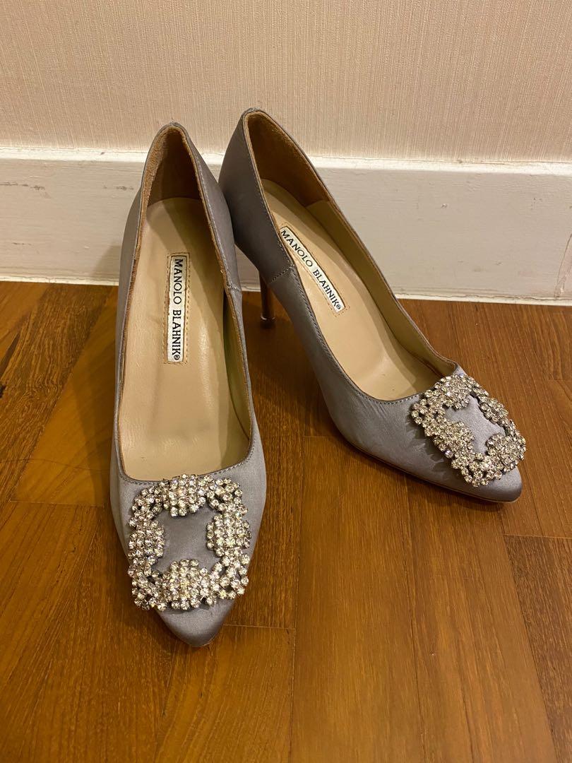 Manolo blahnik shop hangisi silver