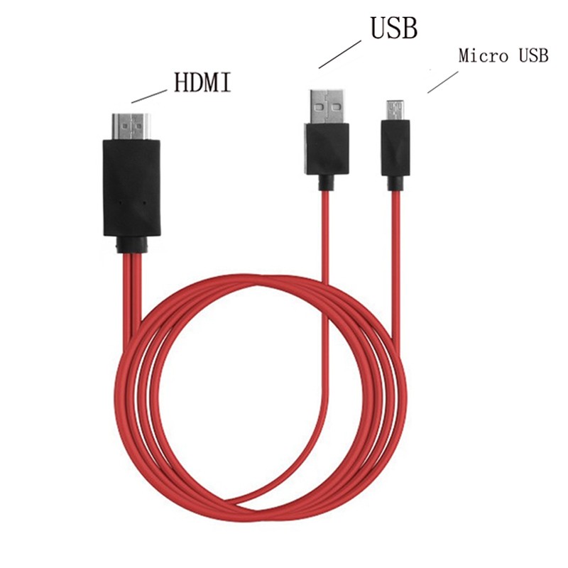 Micro USB MHL To HDMI HD TV Adapter Cable For Phone