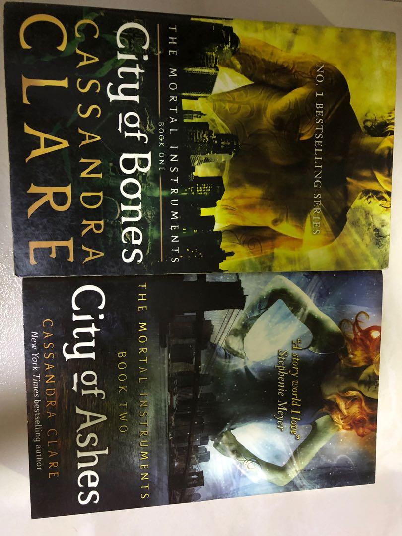 Mortal Instruments Series Cities Of Bones And Cities Of Ashes Books Stationery Fiction On Carousell