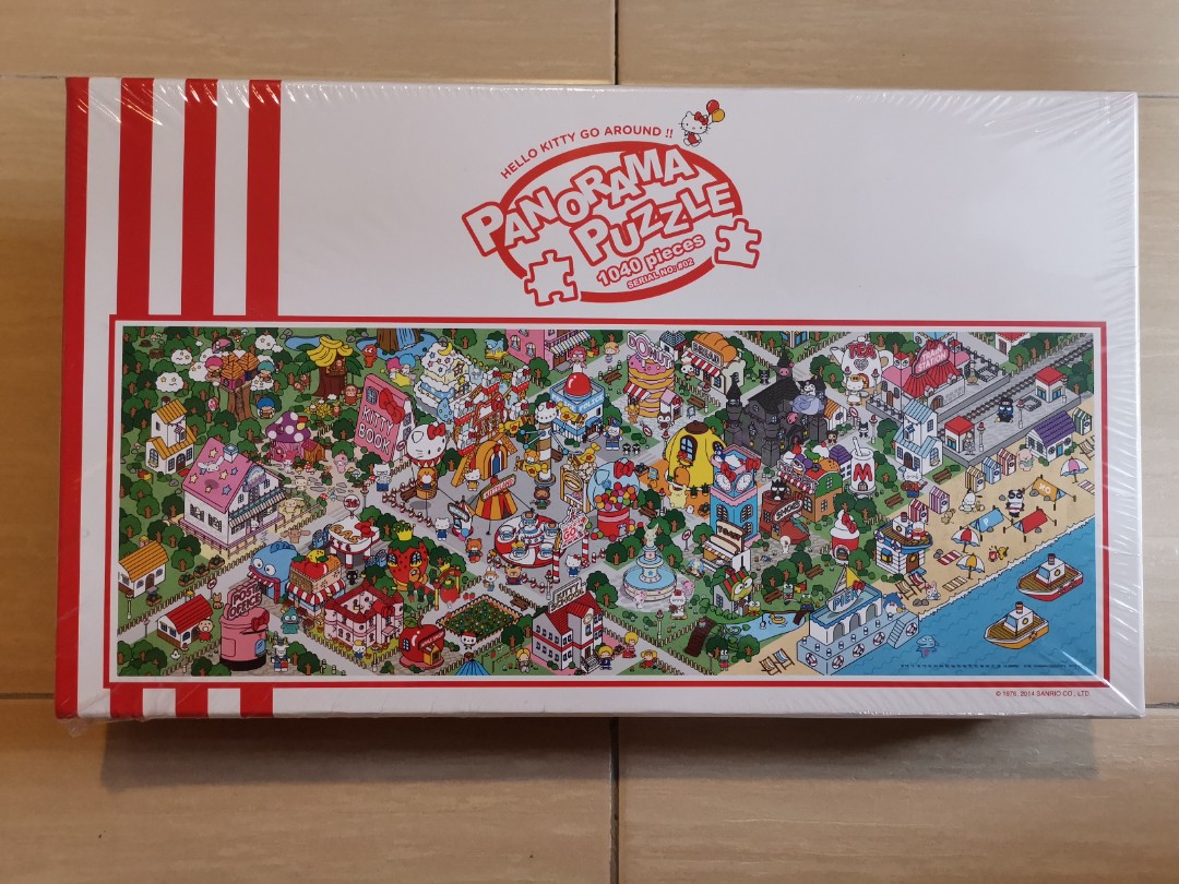 New Hello Kitty Go Around Panorama Puzzles 1040 Pcs Toys Games Other Toys On Carousell