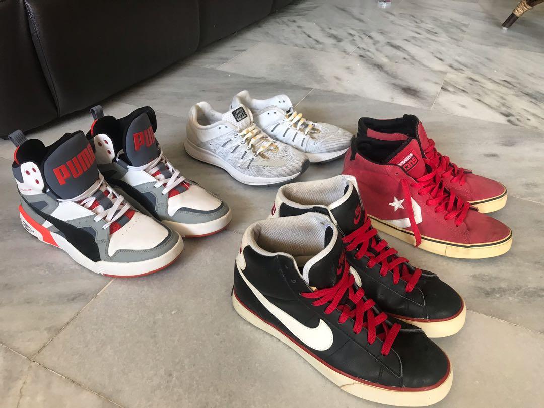Puma sale converse shoes