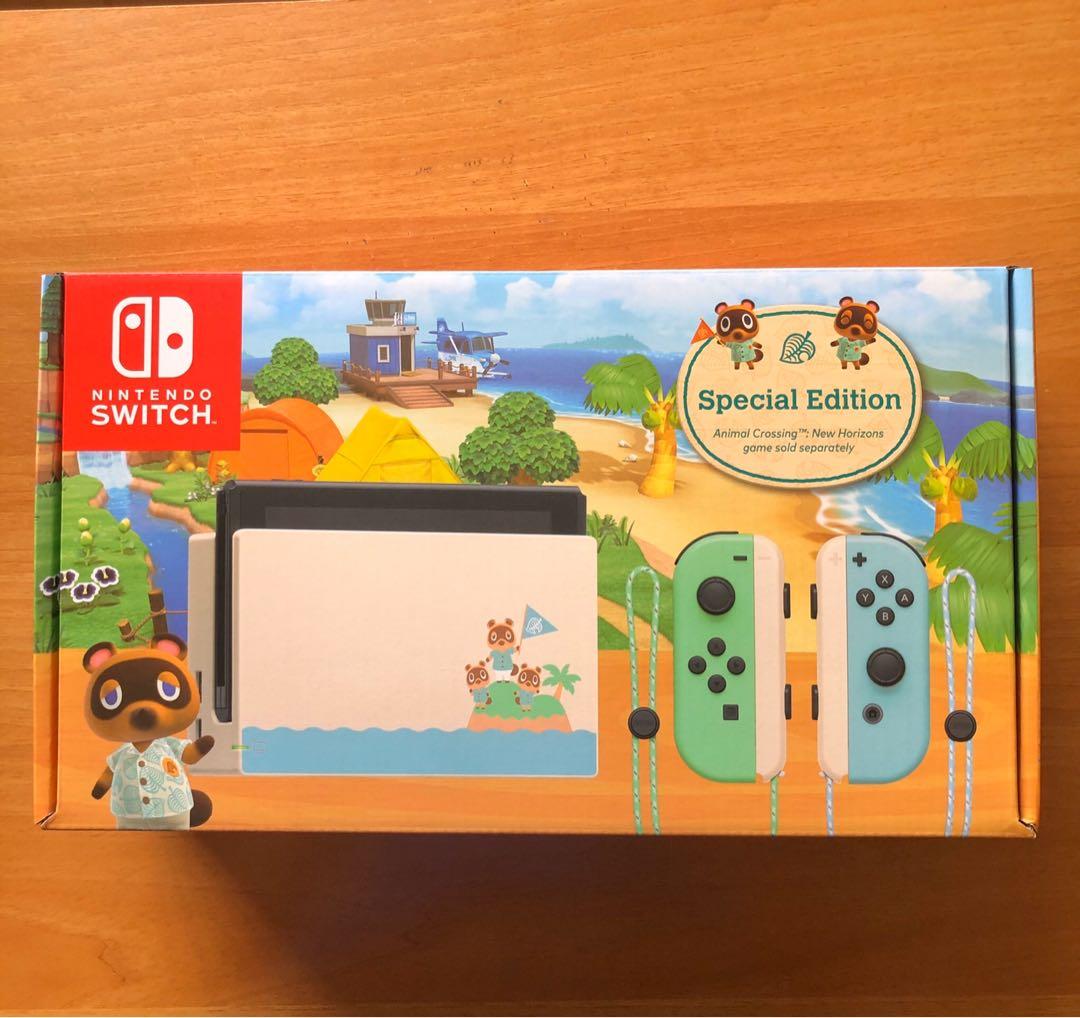 nintendo switch animal crossing new horizons edition in stock