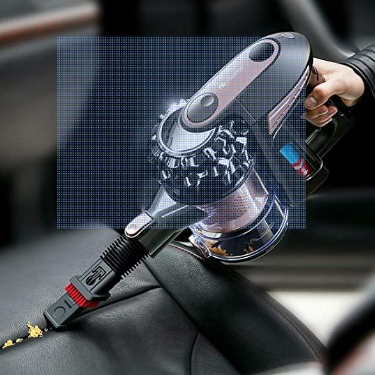 proscenic P8 Plus Stick Vacuum Cleaner 15000Pa Handheld Cordless Vacuum Cleaner with Wall Mount and HEPA Filtration Battery Removable Two Speeds Suction Power 35 Minutes Use Time TV Home Appliances Va...