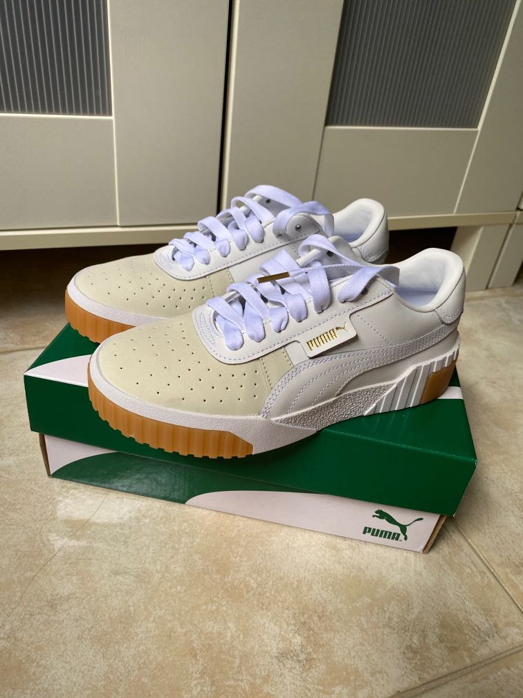 Puma Cali exotic white Men s Fashion Footwear Sneakers on Carousell