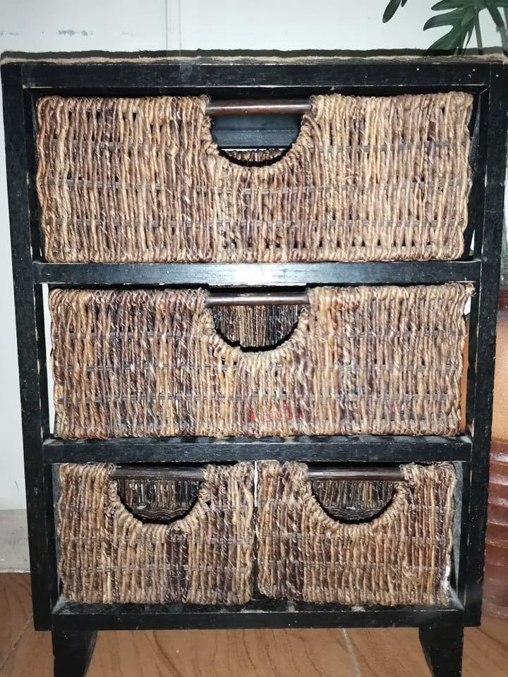 Rattan drawer (Category: Shelves, Cabinets & Racks) located in Manila. Submitted by krph6 (Listing ID 283242102, Image 1). Description: Condition: 7/10 A few dents above but can be covered by table runner or other cloth. .