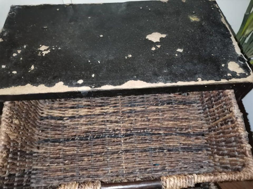 Rattan drawer (Category: Shelves, Cabinets & Racks) located in Manila. Submitted by krph6 (Listing ID 283242102, Image 3). Description: Condition: 7/10 A few dents above but can be covered by table runner or other cloth. .