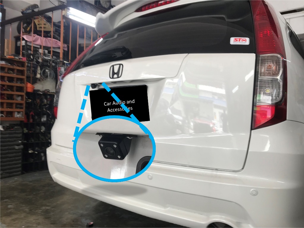 Reverse Camera With Installation For Honda Stream Price Starts From 100 Suitable For All Japanese And Korean Car Models Toyota Nissan Honda Subaru Kia Hyundai Car Accessories Accessories On Carousell
