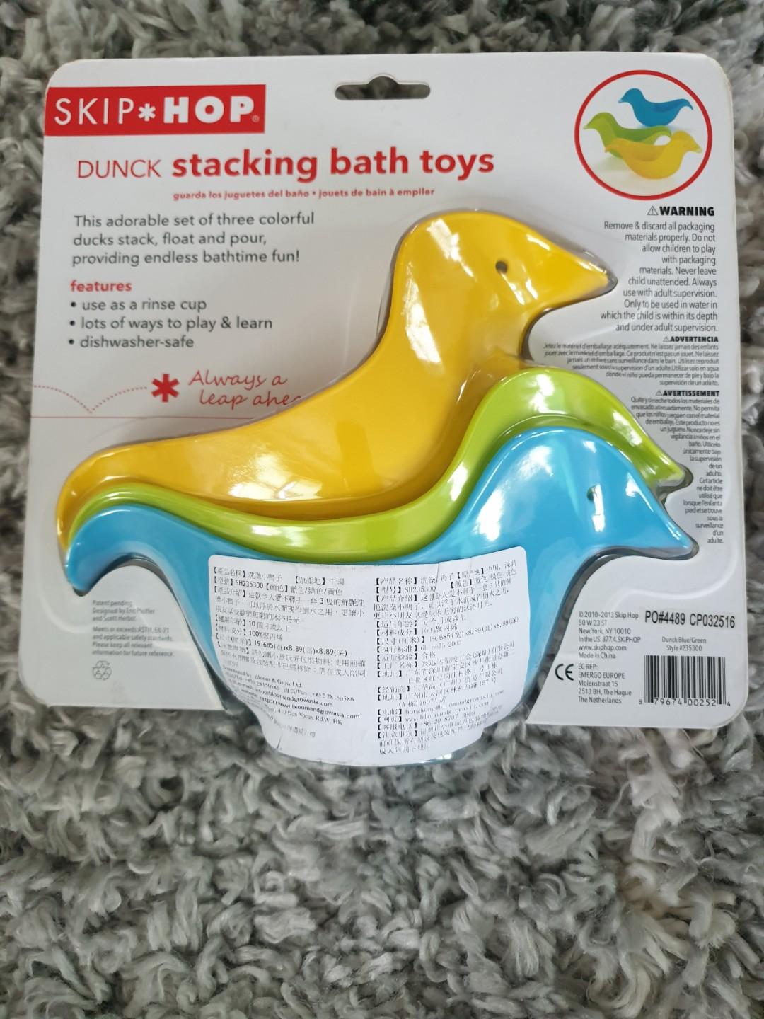 Skip hop 3 stacking bath toys (Category: Infant Playtime) located in Manila. Submitted by therealbargain (Listing ID 283243111, Image 2). Description: authentic NON-NEGOTIABLE.