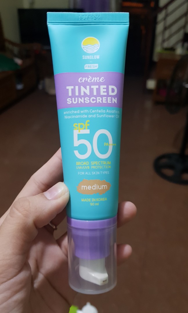 Sunglow tinted sunscreen Medium Beauty Personal Care Face