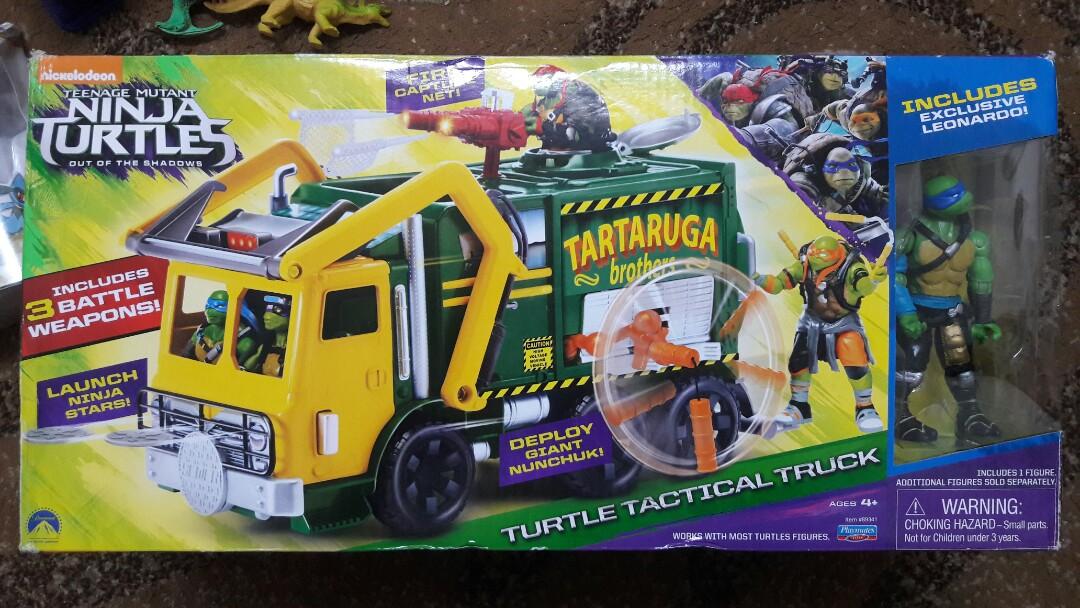 ninja turtle garbage truck toy