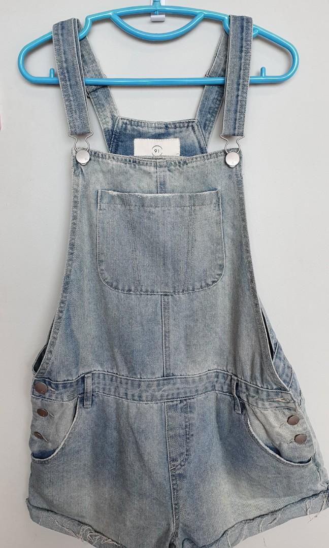 Used Once - Denim Overalls Cotton On 