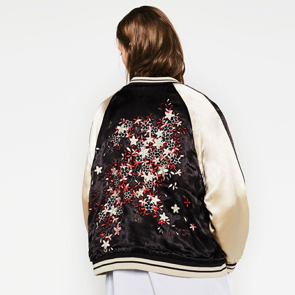 reversible bomber zara