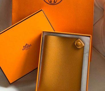 Hermes Passport Holder Case Toffee from EUROPE