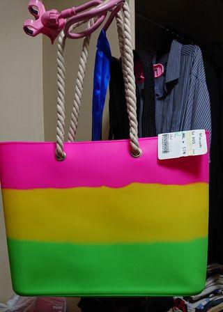 Silicone colorful bag bought in Singapore no tag yet brandnew