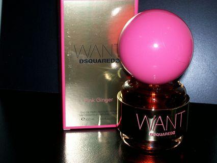 DSquared2 Want Pink Ginger EDP Pour Femme 100mls