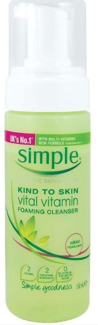 simple foaming cleanser watson