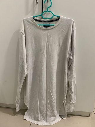 White Long Shirt Top