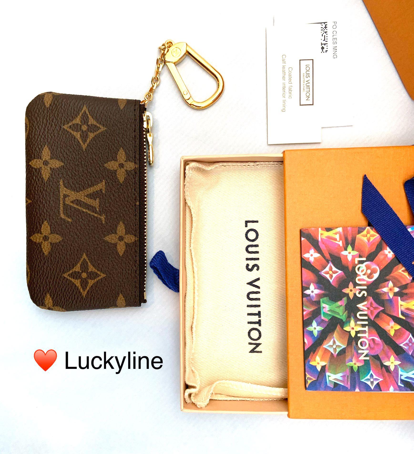 Full Set Receipt Louis Vuitton Pochette Cles Monogram Key