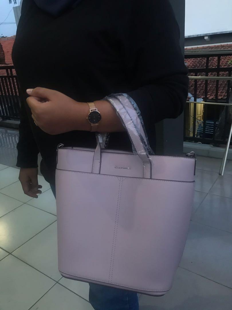 Amaya satchel hush puppies hand bag Fesyen Wanita Tas Dompet