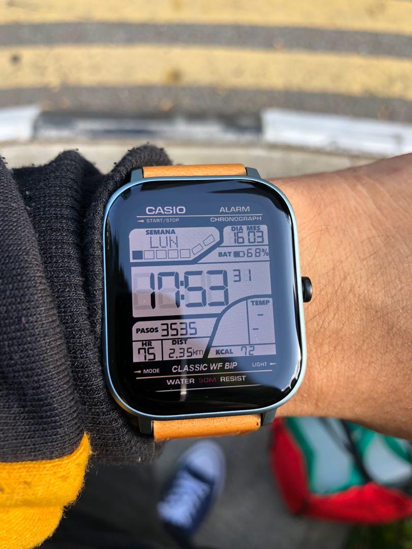 Amazfit gts casio watchface deals