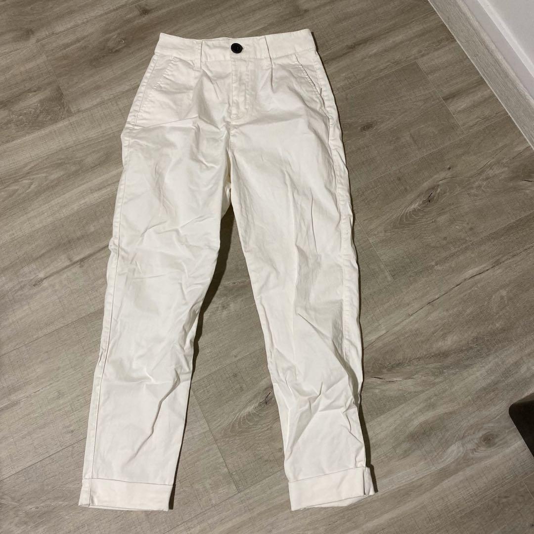 Bershka white cargo trousers clearance