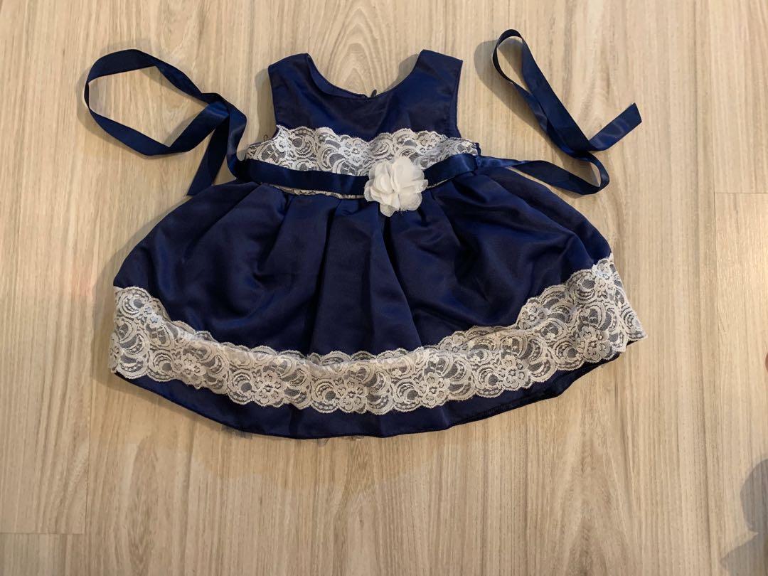 White occasion sales dress baby