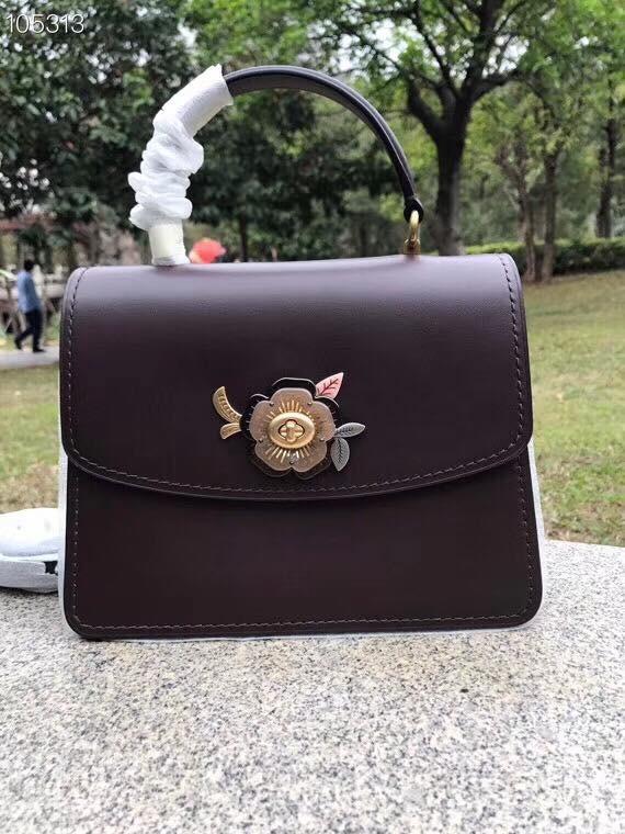 Coach bag with flower lock Clearance