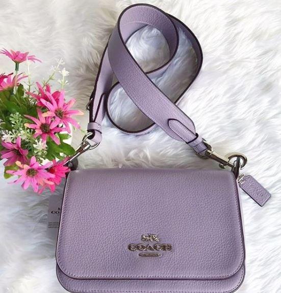 Coach lavender crossbody hotsell