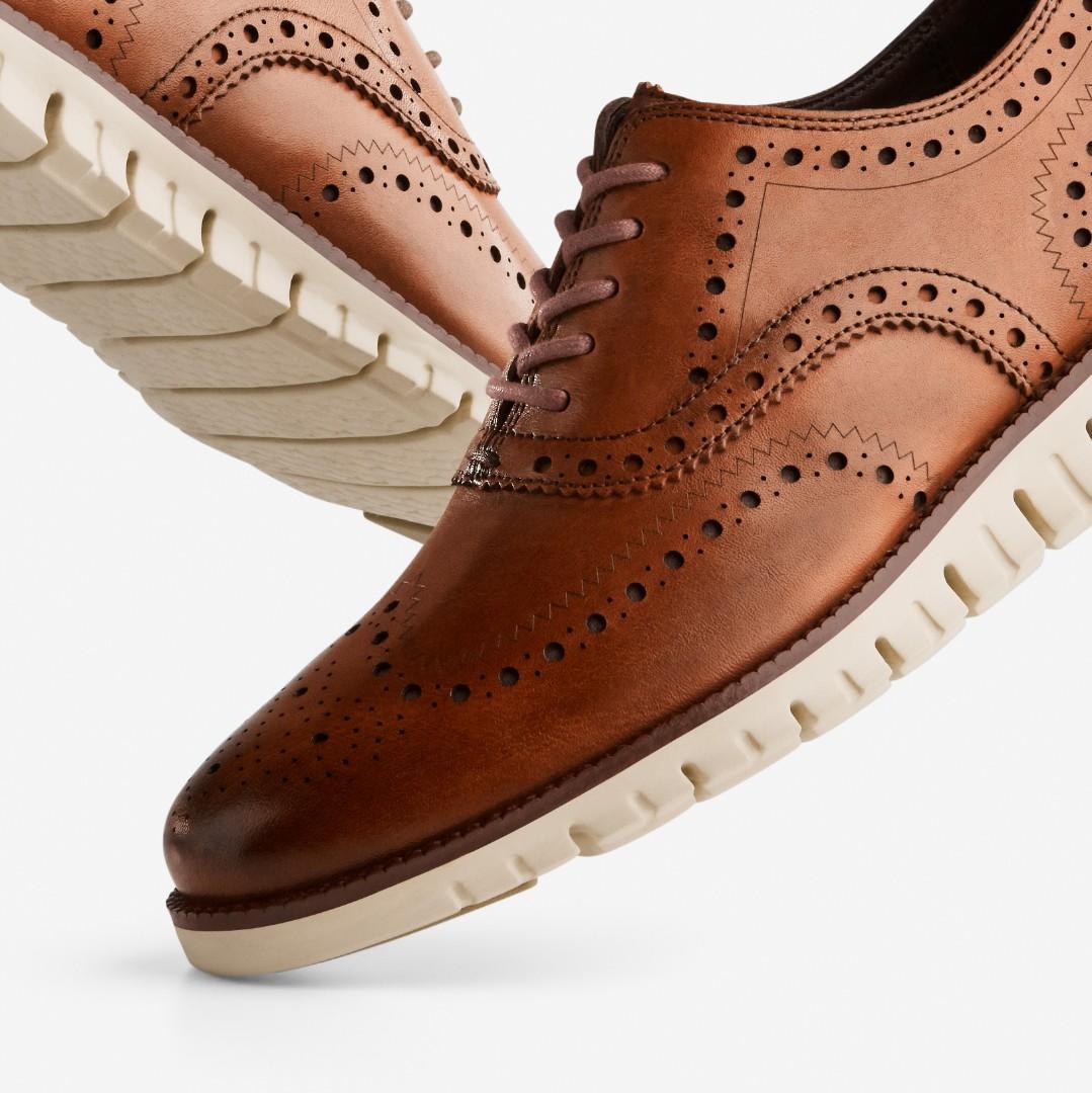 Cole Haan Zero Grand Oxford Wingtip shoes, Men's Fashion, Footwear ...