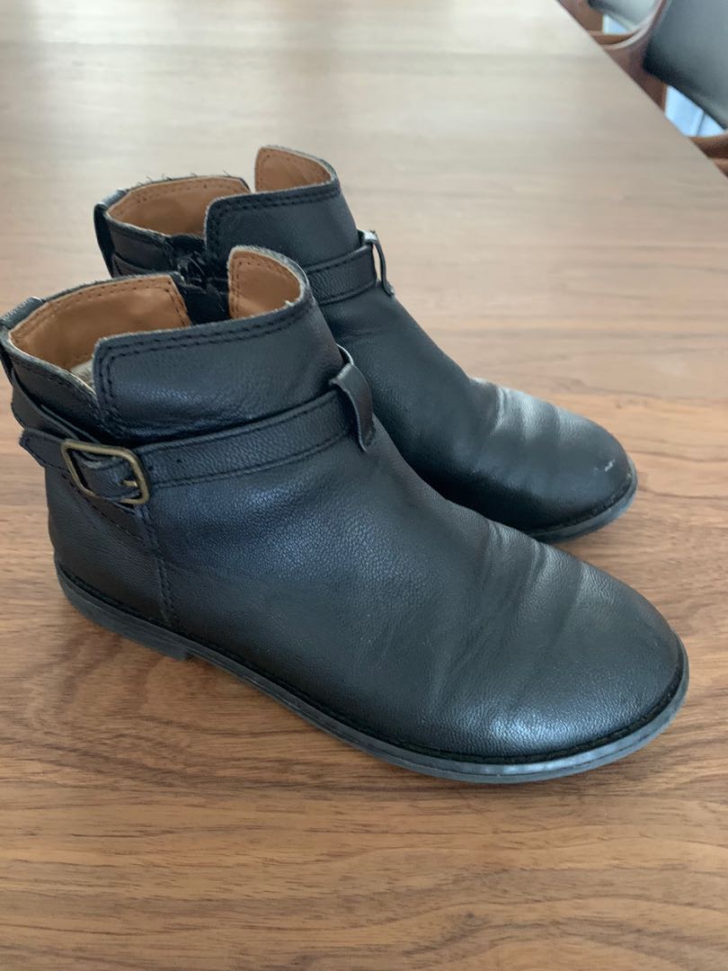 Girls leather discount boots size 13