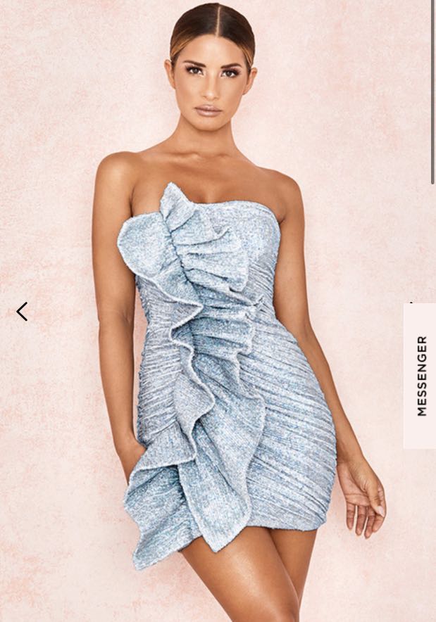 House of cb silver grace dress Women s Fashion Clothes on Carousell