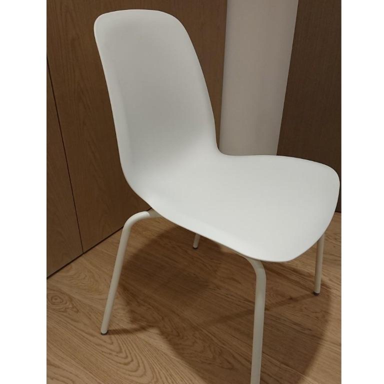 IKEA BRORINGE Underframe LEIFARNE Seat shell White