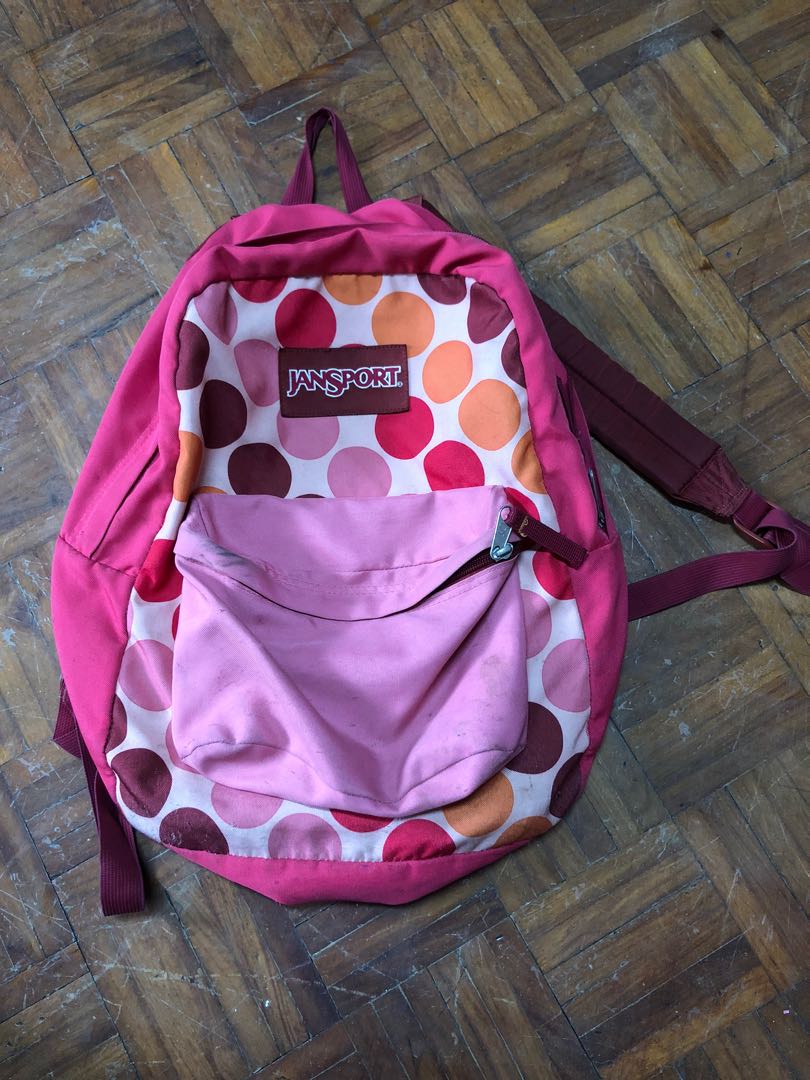 JANSPORT Backpack 2 Zippers, Women's Fashion, Bags & Wallets, Backpacks on Carousell