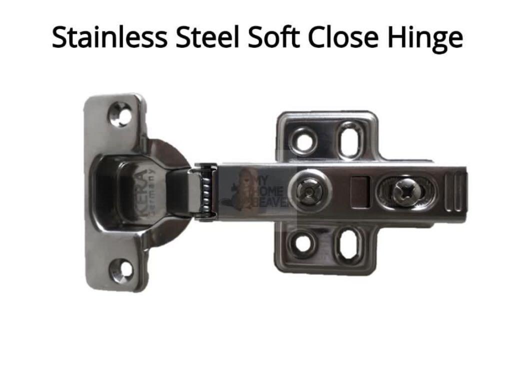 Kera Germany Blum Stainless Steel Soft Closing Cabinet Hinge Full Overlay Cabinet Door Hinge Furniture Hinge Soft Close Silent International Furniture Others On Carousell