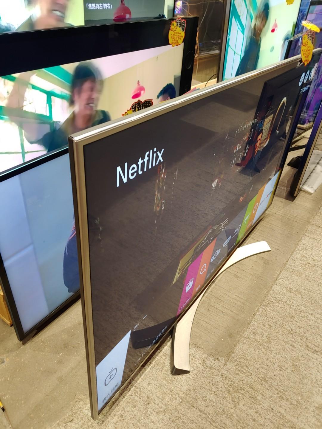 LG 65UH7700 4K Smart TV 原價16xxx 陳列貨6800 一年保養, 家庭電器, 電視 & 其他娛樂, 電視