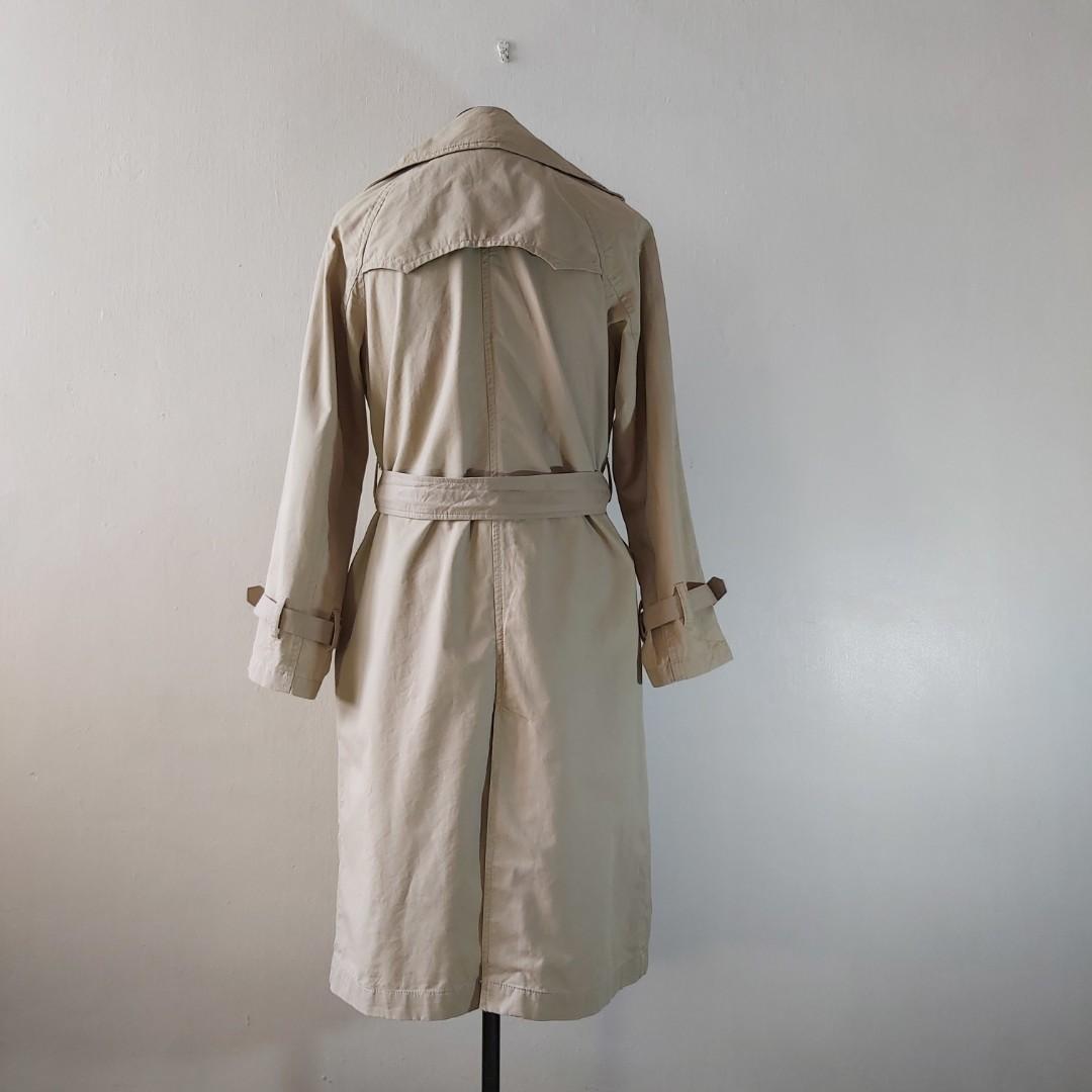 Lightweight long khaki trench coat, Women's Fashion, Coats, Jackets and