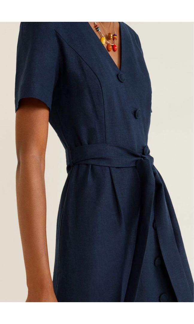 Mango buttoned linen blend dress, Women's Fashion, Tops, Sleeveless on Carousell Mango buttoned linen blend dress, Women's Fashion, Tops, Sleeveless on Carousell