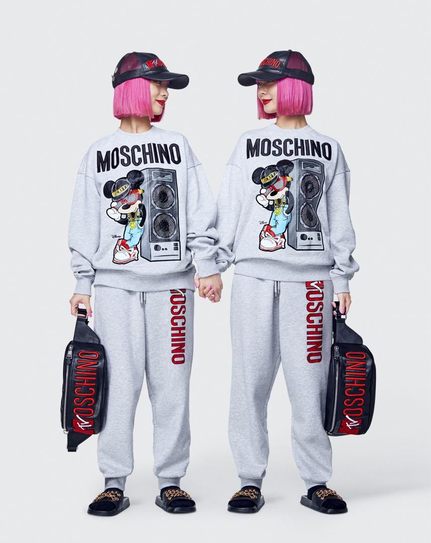 Moschino x H M Mickey sweater Men s Fashion Coats Jackets and Outerwear on Carousell
