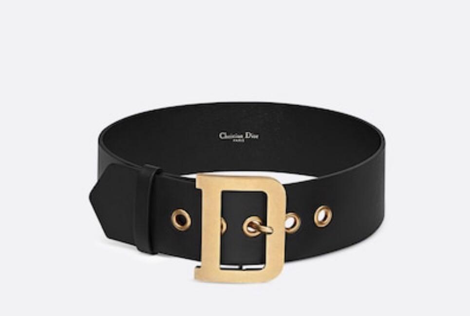 New Authentic Diorquake 55mm 75 Black Belt Luxury Accessories on