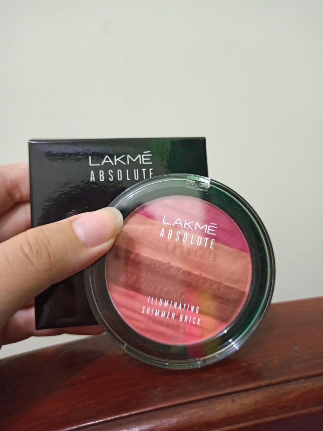 [NEW] LAKME Absolute Illuminating Shimmer Brick, Kesehatan & Kecantikan