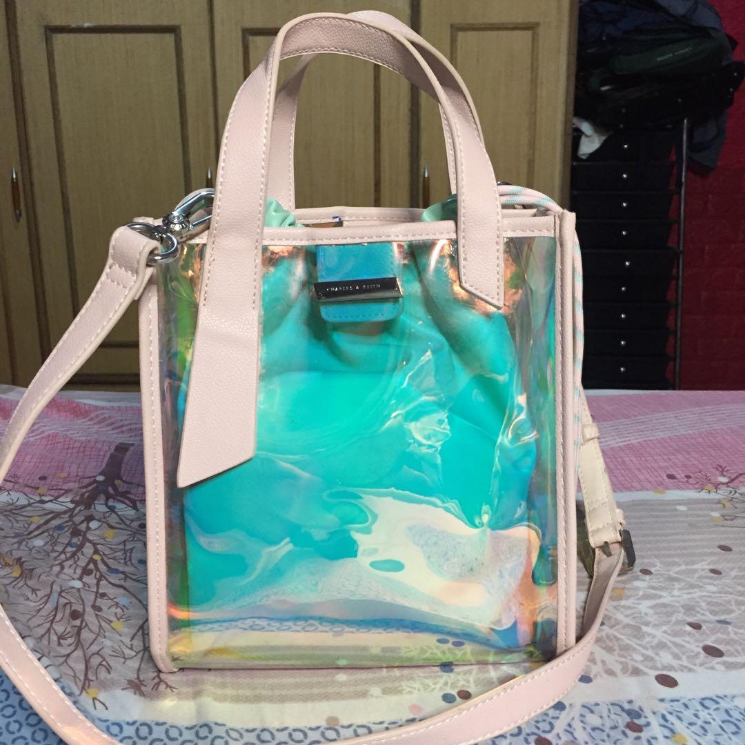 Charles and on sale keith translucent bag