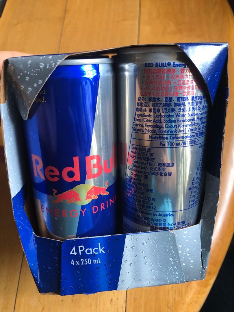 Red Bull 4 250ml 嘢食 嘢飲 飲料 Carousell