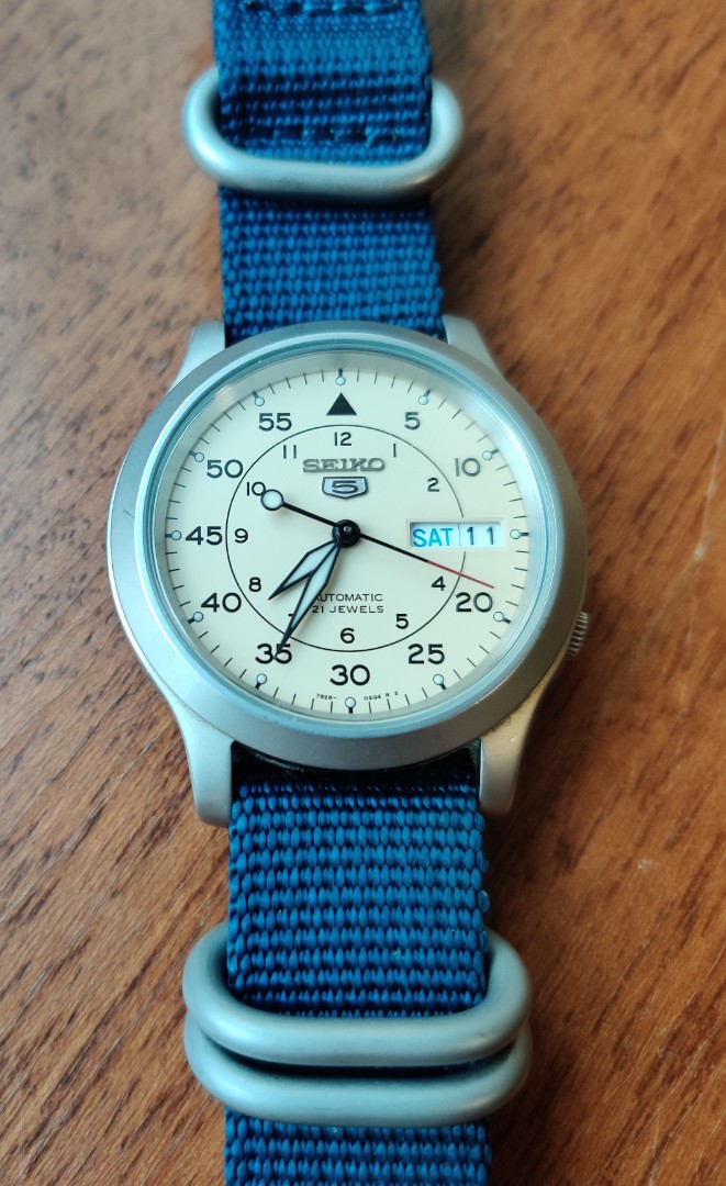 Seiko 5 Sports Automatic Nato Strap SNZG07K1-NATO3 Men's Watch -  Citywatches.ae