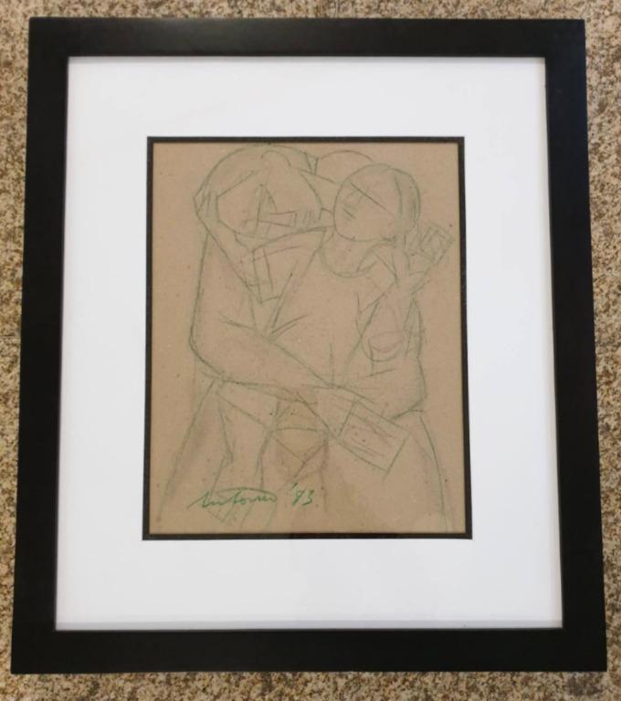 SKETCHES ANGELITO ANTONIO (Category: Art & Prints) located in Paranaque City. Submitted by techmogul (Listing ID 283425464, Image 3). Description: I'am selling sketches of artist Angelito Antonio. A renowned painter and husband of fellow artisit Norma Belleza. The sketches are both framed in a black wooden frame that would greatly accentuate any part of your house Price of the sketches is 35k and 50k 24x30 #carouphone.