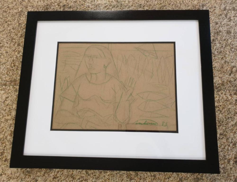 SKETCHES ANGELITO ANTONIO (Category: Art & Prints) located in Paranaque City. Submitted by techmogul (Listing ID 283425464, Image 2). Description: I'am selling sketches of artist Angelito Antonio. A renowned painter and husband of fellow artisit Norma Belleza. The sketches are both framed in a black wooden frame that would greatly accentuate any part of your house Price of the sketches is 35k and 50k 24x30 #carouphone.
