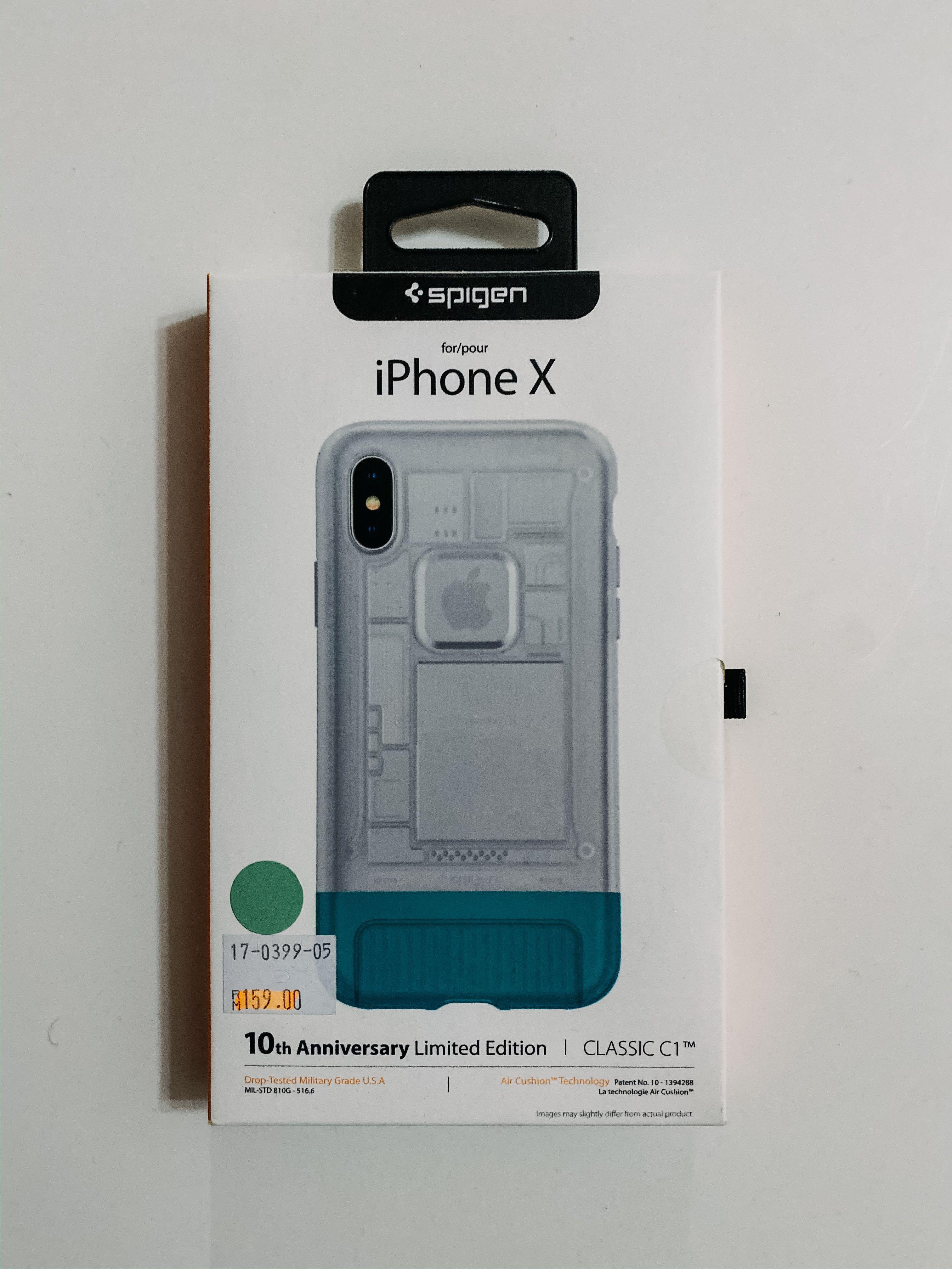 Spigen iPhone X Casing ( 10th Anniversary Limited Edition ), Mobile