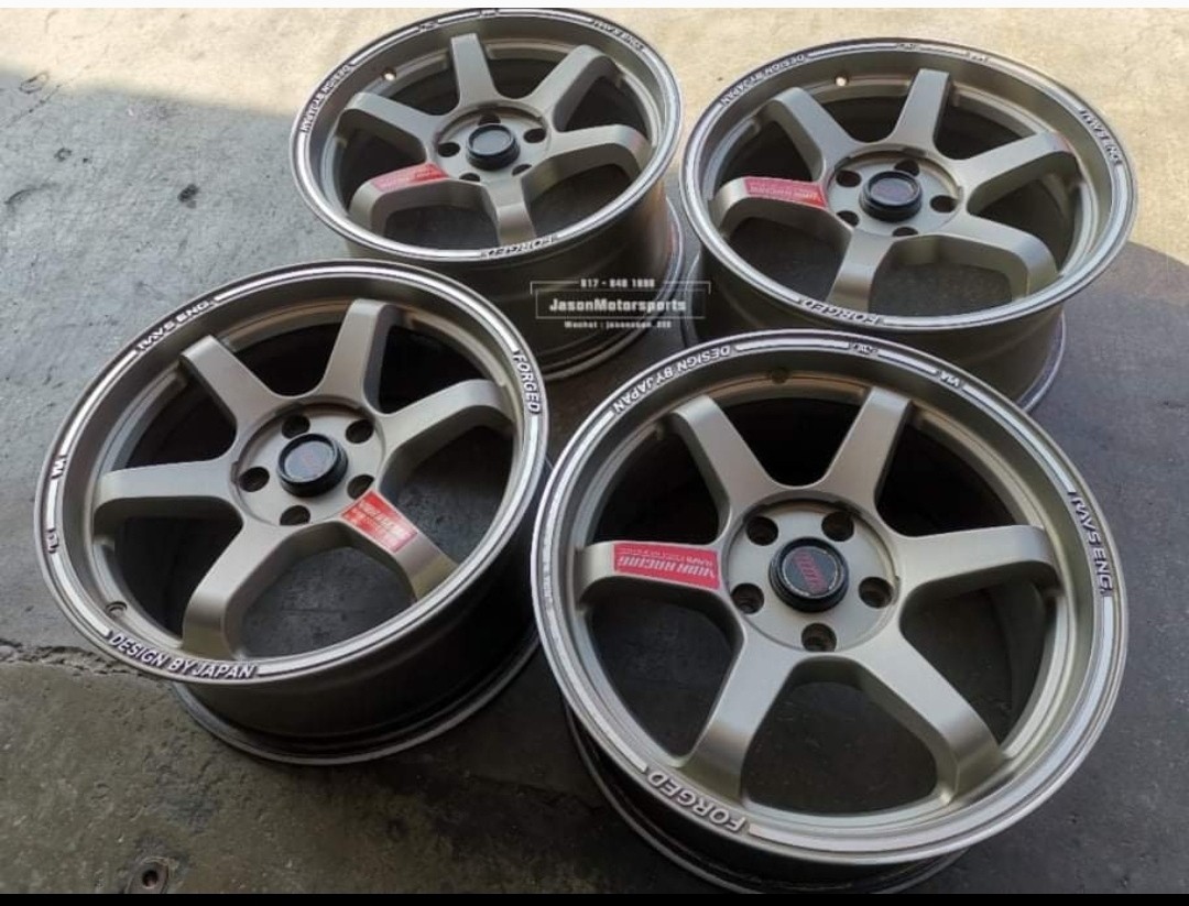 Sport Rim Te37 Size 17 Pcd 114 Auto Accessories On Carousell
